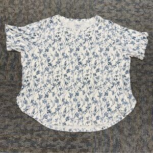L.L.Bean Outrude Everyday Floral Tee Pima Cotton Modal Size 1X